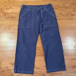 Athleta Women’s Wide Leg Cropped Pants Purple Size 8